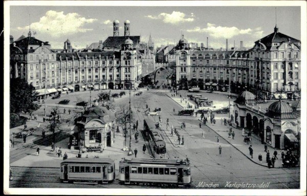 München, Karlsplatzrondell Vorderseite