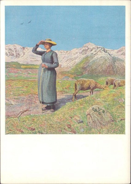 Mittag in den Alpen Vorderseite