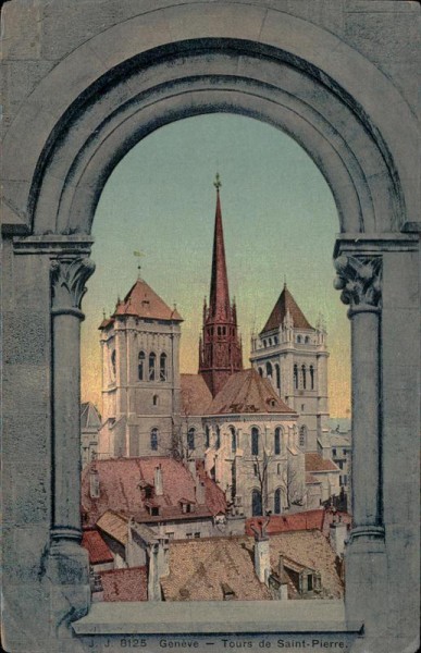 Genève, Tours de Saint-Pierre Vorderseite