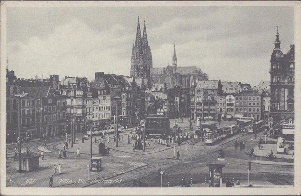 Köln, Dom Neumarkt Vorderseite