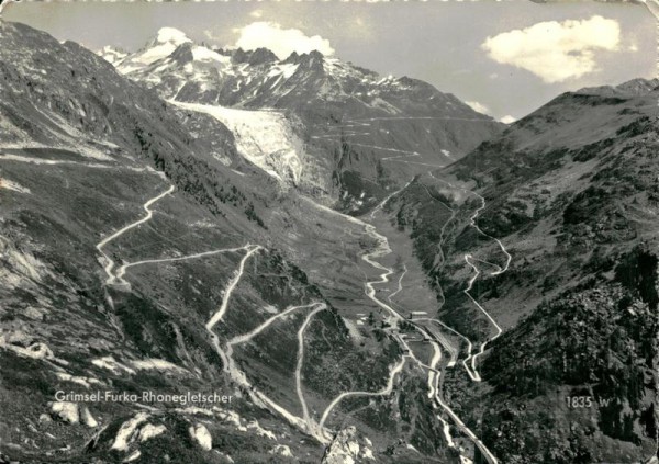 Grimsel-Furka-Rhonegletscher Vorderseite