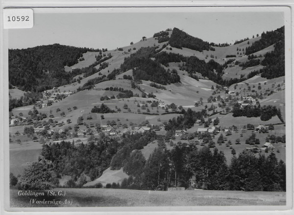 Goldingen SG - Vordersäge-Au