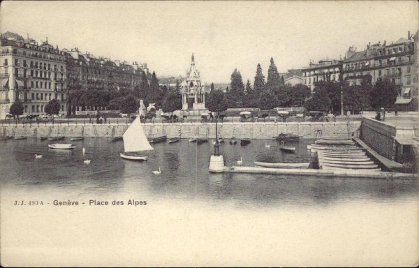 Genève - Place des Alpes Vorderseite