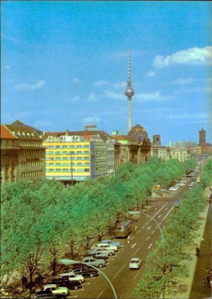 Berlin - Hauptstadt der DDR, Unter den Linden Vorderseite