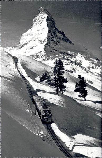 Zermatt, Gornergratbahn Vorderseite