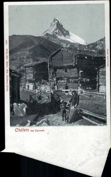 Chalets bei Zermatt Vorderseite