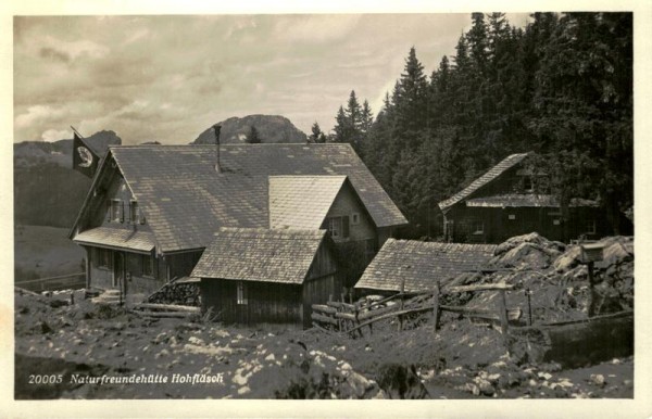 Innerthal, Naturfreundehütte Hohlfläsch Vorderseite
