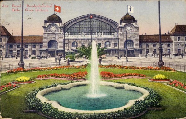Basel, Bundebahnhof Vorderseite