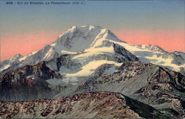 Fletschhorn (4001 m) Vorderseite