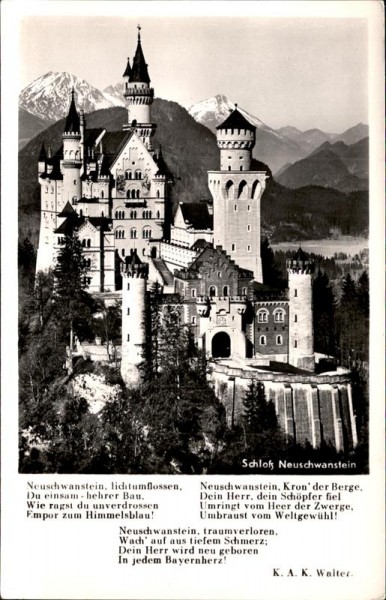 Schloss Neuschwanstein Vorderseite
