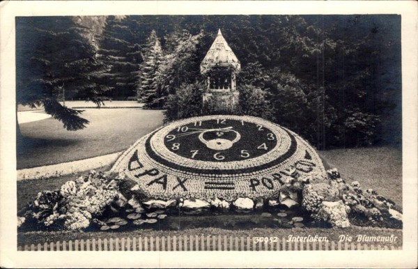 Interlake. Die Blumenuhr Vorderseite