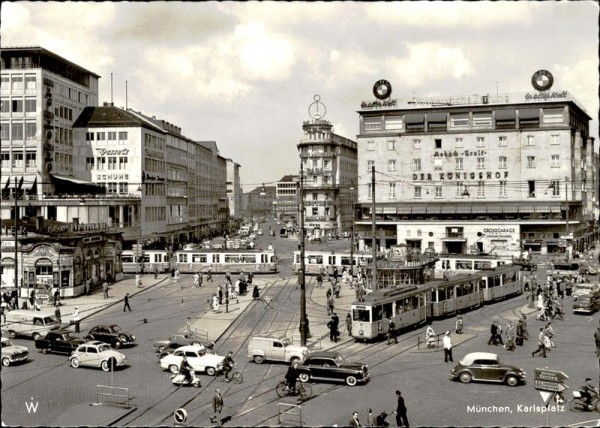 München, Karlsplatz Vorderseite