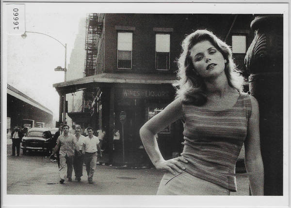 Lee Remick, on the Bowery, New York City 1960