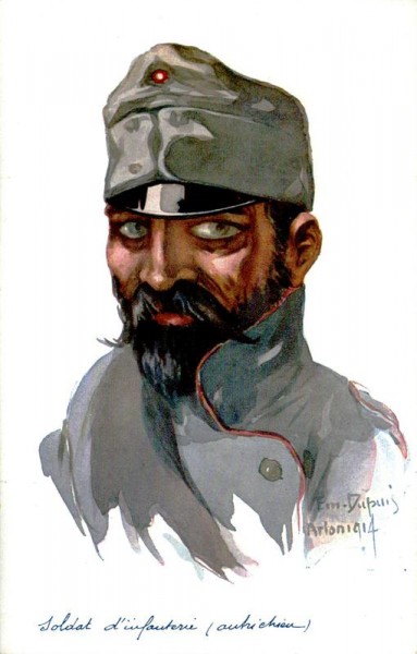 Soldat d infanterie, autrichien Vorderseite