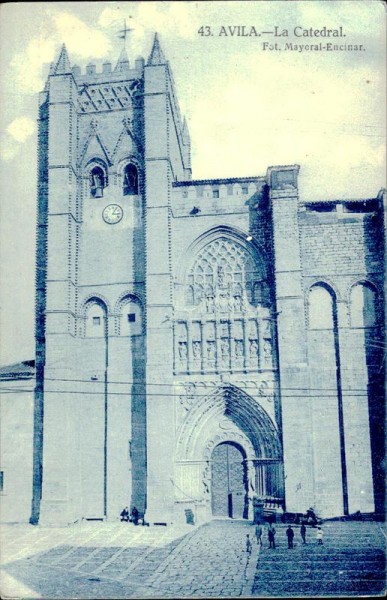 Avila.- La Catedral Vorderseite