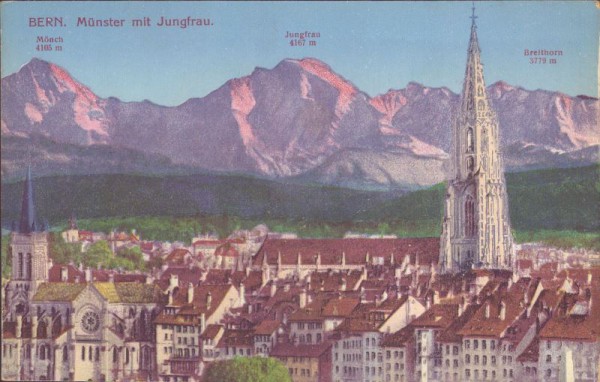 Bern, Münster mit Jungfrau