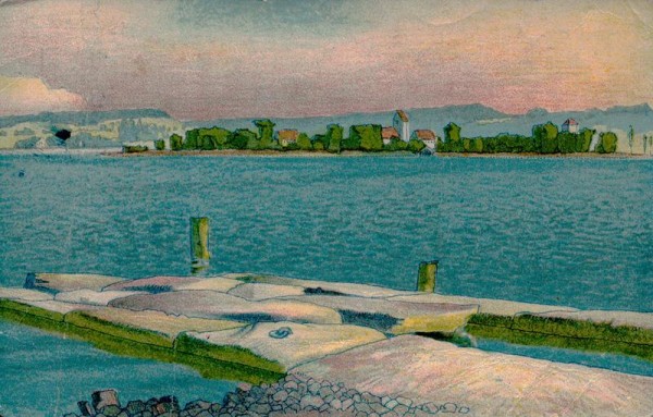 Zürichsee, Insel Ufenau Vorderseite