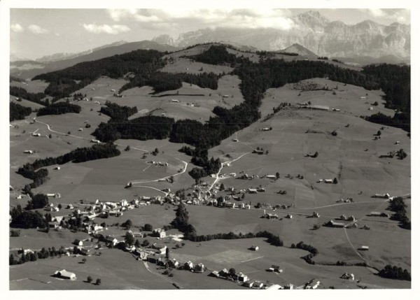 9105 St. Peterzell - 9105 Schönengrund / Hintergrund: Säntis Vorderseite