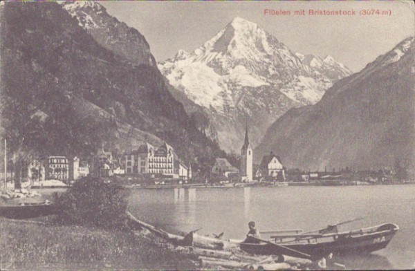 Flüelen mit Bristenstock