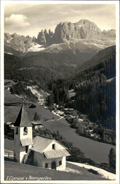 S.Cipriano e Rosengarten Vorderseite