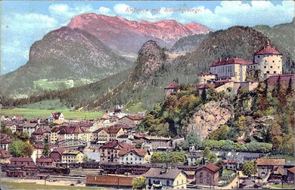 Kurfirsten mit Kaisergebirge Vorderseite