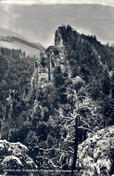 Rochers des Sommêtres  Vorderseite