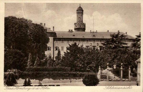 Bad Homburg, Schlossansicht Vorderseite