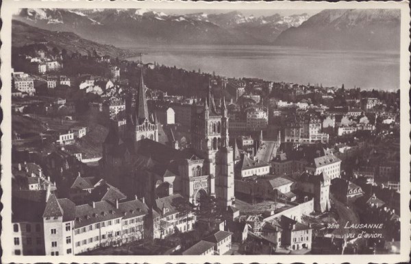 Lausanne vu d'avion