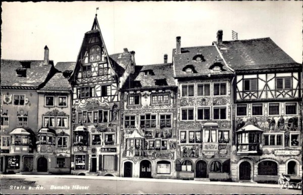 Stein am Rhein - Bemalte Häuser Vorderseite