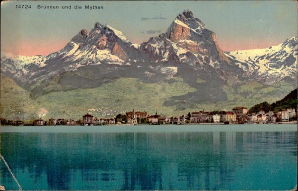 Brunnen und die Mythen (1898 m) Vorderseite