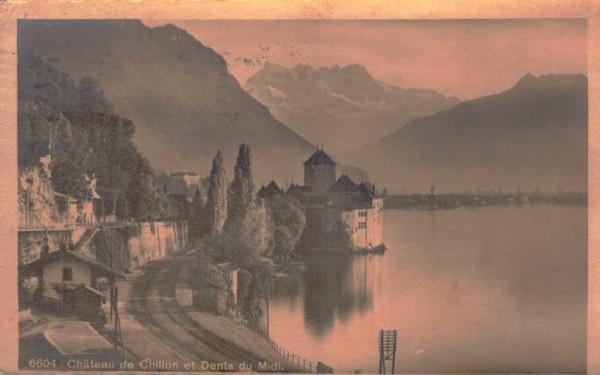 Chateau du Chillion et dents du midi Vorderseite