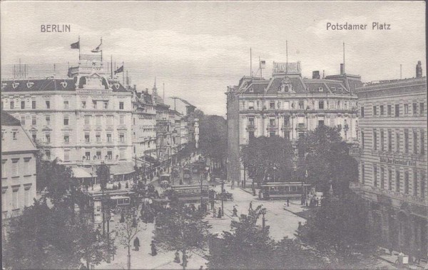 Berlin, Potsdamer Platz Vorderseite