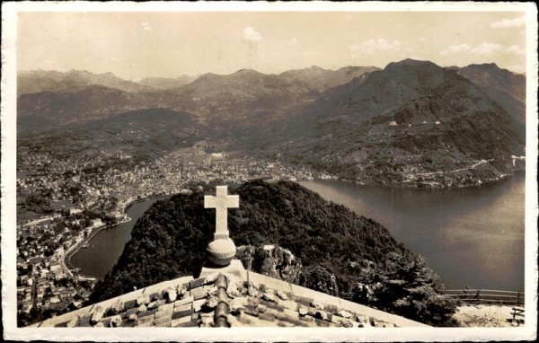 Lugano. Vista das S. Salvatore Vorderseite