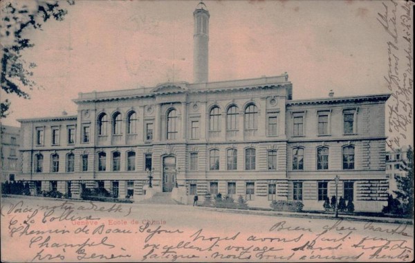 Genève - Ecole de Chimie Vorderseite