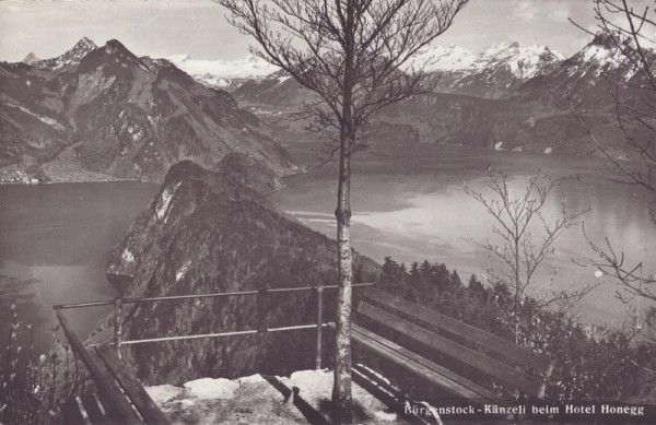 Bürgenstock - Känzeli beim Hotel Honegg Vorderseite