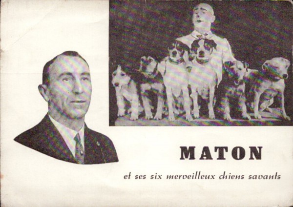 Maton et ses six merveilleux chiens savants