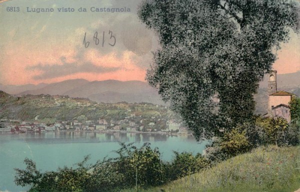 Lugano visto da Castagnola Vorderseite