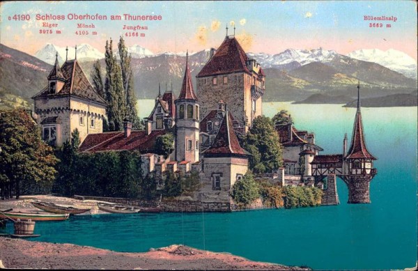 Schloss Oberhofen am Thunersee Vorderseite