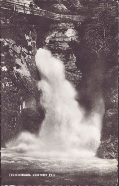 Trümmelbach, unterster Fall
