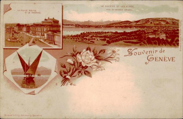 Souvenir de Genève Vorderseite