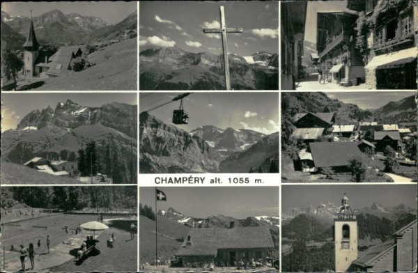 Champéry (1055 m) Vorderseite