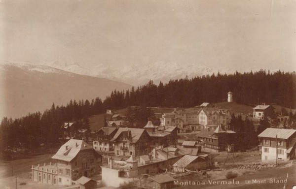 Montana-Vermala. Le Mont-Blanc