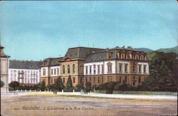 Neuchâtel - L'Académie la Rue Coulon