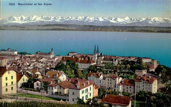 Neuchâtel et les Alpes Vorderseite