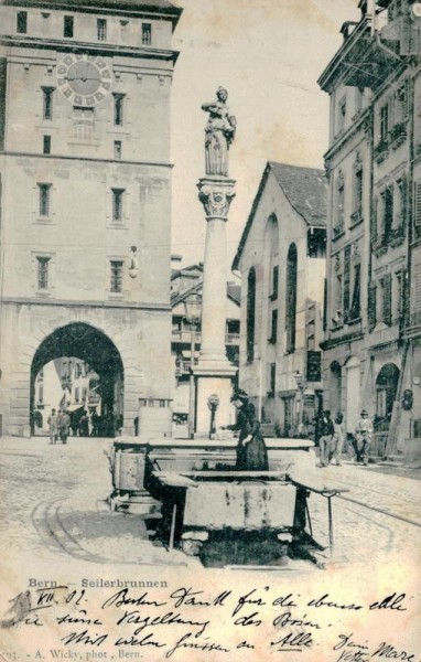 Anna-Seiler-Brunnen (Bern) Vorderseite