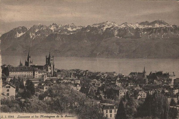 Lausanne et Les Montagnes de la Savoie Vorderseite
