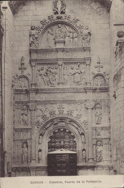 Burgos, Catedral, Puerta de la Pellejeria