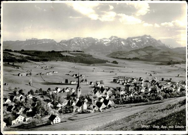 Gais Appenzell - mit Säntis Vorderseite