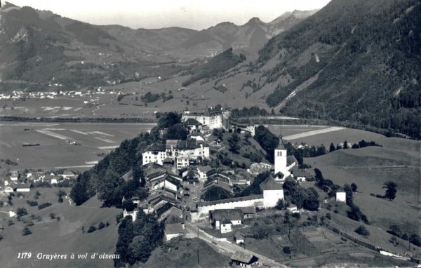 Gruyères à vol d`oiseau Vorderseite