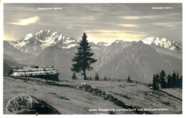Riederalp Vorderseite